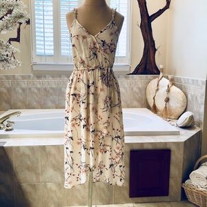 NWT lucky brand faux wrap dress.